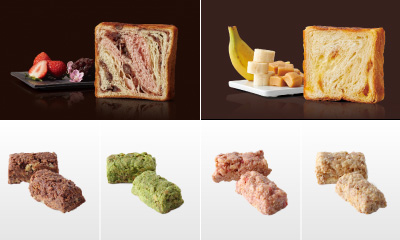 さくら+バナナ塩キャラメル+マーブルクランチ（アソート・ショコラ）画像