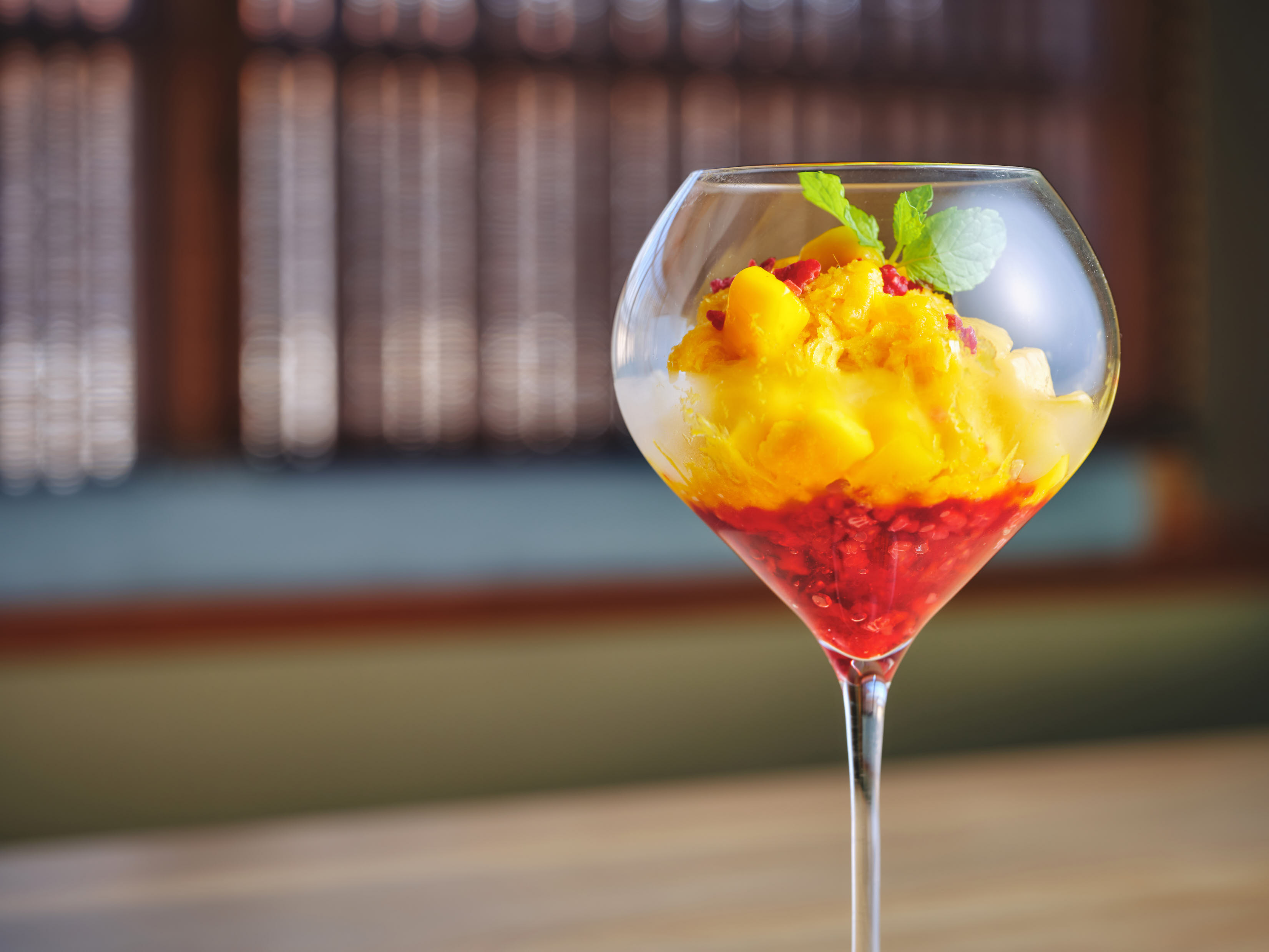 氷コップ◇2色 / グレー黄色◇輪花 戦前 大正ロマン かき氷